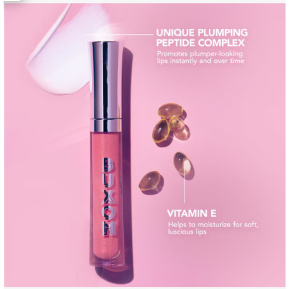 Buxom Plump Shot Sheer Tint Full On Plumping Lip Gloss Plum Power $25 MSRP - Picture 4 of 6